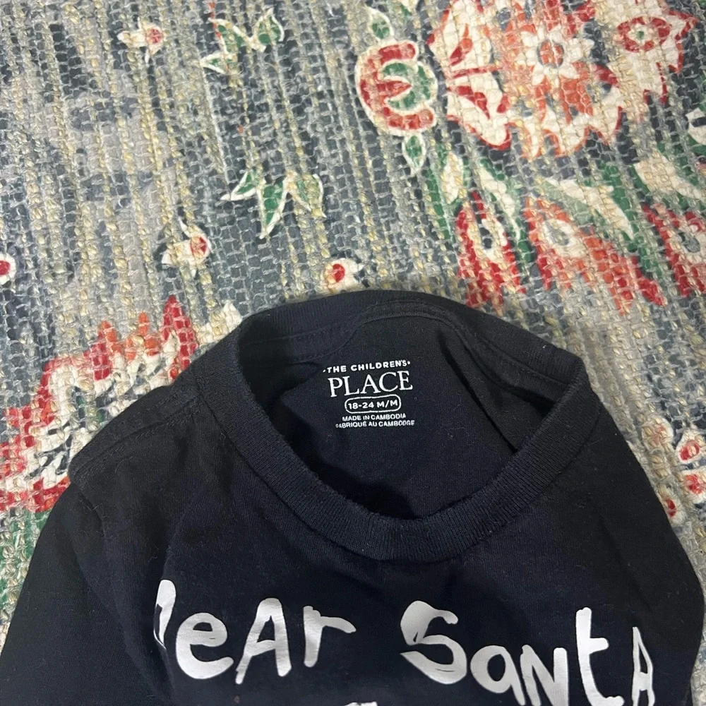 The Children’s Place long sleeve Santa tee